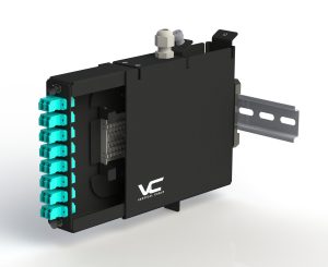 DIN RAIL CASSETTE three positions middle position DIMETRIC wh logo Vertical Cable received GOLD AWARD