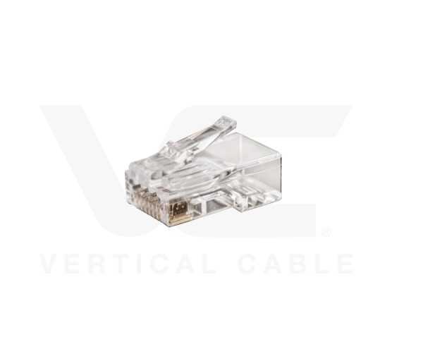 012 025 EZF Category 6A Feed Through Unshielded Plug by Vertical Cable 1 012-025/EZF-100