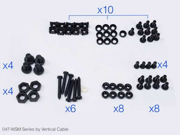 047 WSM Nuts and screws 047-WSM-1626