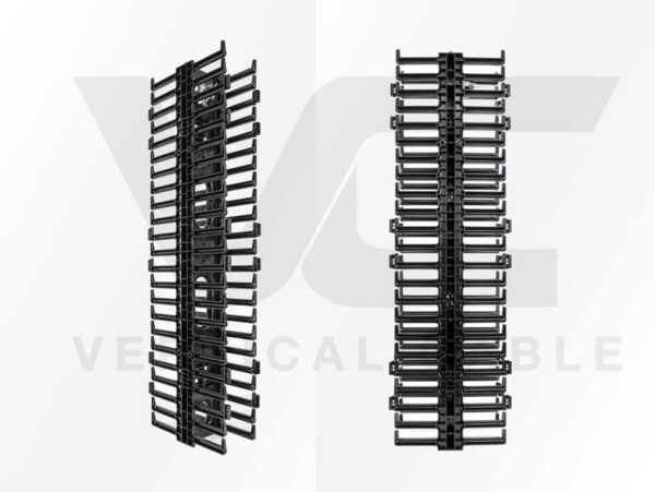 45U Vertical Cable Manager – Double Sided 047 VMF 4502 by Vertical Cable 2 047-VMF-4502