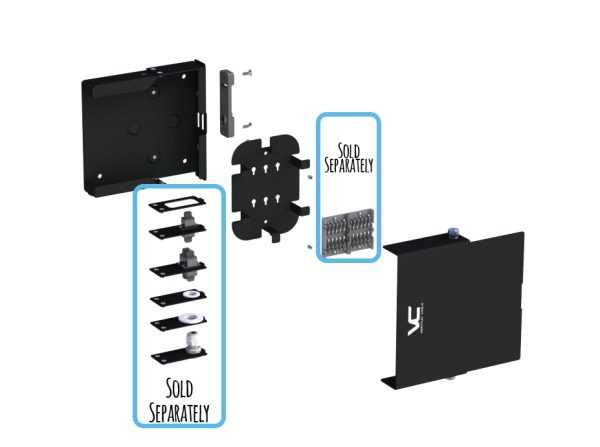 DIN Rail Connectivity Node with Surface Mount Option 251 DCN01 B1B1 Vertical Cable Fiber 2 251-DCN01-B1B1