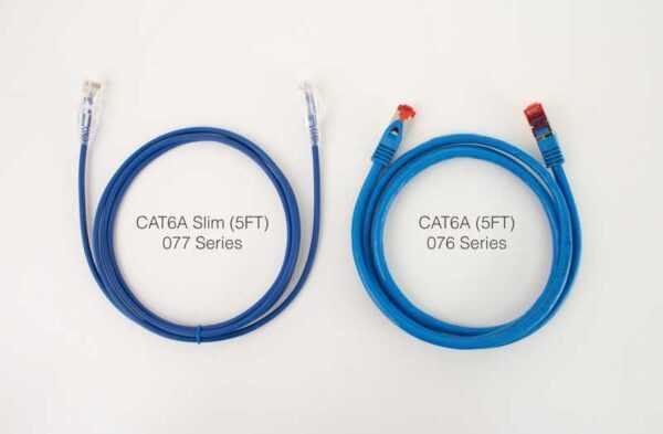 for web compare CAT6A Slim Type Patch Cords - 077 Series