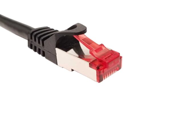 076 bk2 CAT6a Patch Cords: S/STP with Boot and Protector (076 Series)