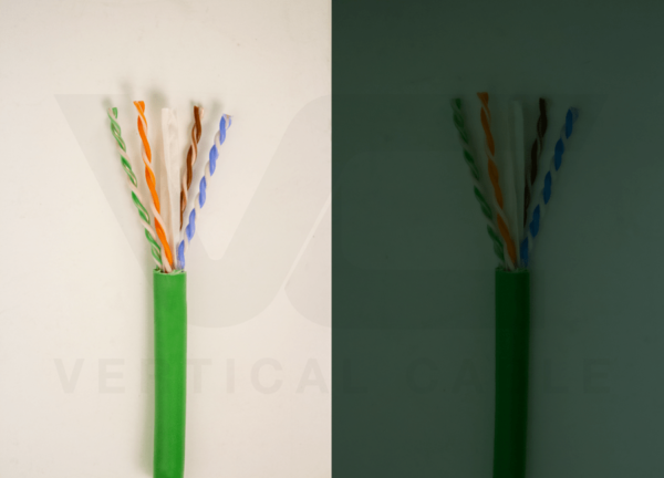 CAT6A by Vertical Cable Made in USA 176 Series Vibrant Colors CAT6A UTP CMP Made in the USA - 176 Series