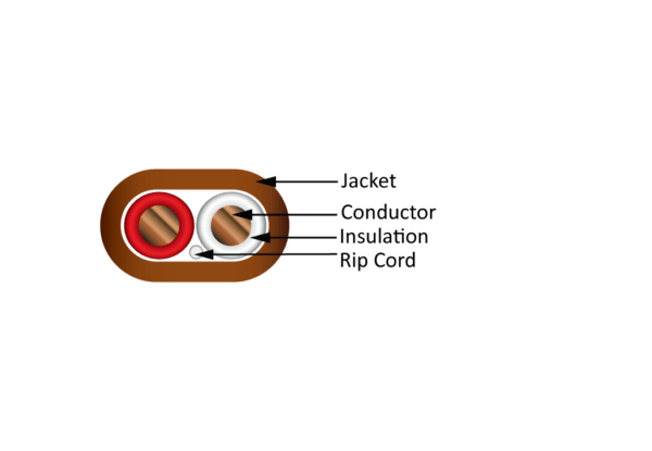 207 2C diagram brown Thermostat Wire, 18/2 (207-Series)