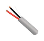 Gray 22AWG 2-conductor stranded alarm-security cable (210-222ST-5GY)