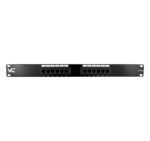 041-371/12 front of patch panel with 12 ports
