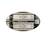 041-373/48 detailed view of the back side of the patch panel