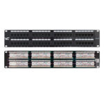 042-378/48 front and back view of patch panel