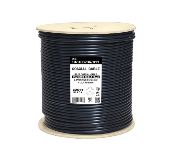 107-1032BK/R11 spool of the coaxial cable