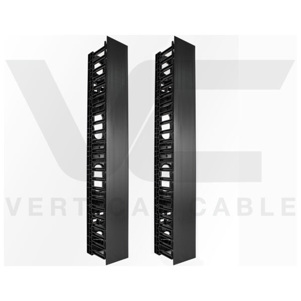 047-VMF-4501 vertical cable manager single-sided together