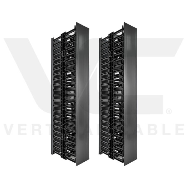 047-VMF-4502 vertical cable manager single-sided together