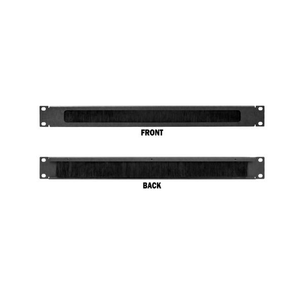047-WBP-1000 front and back view of network brush panel
