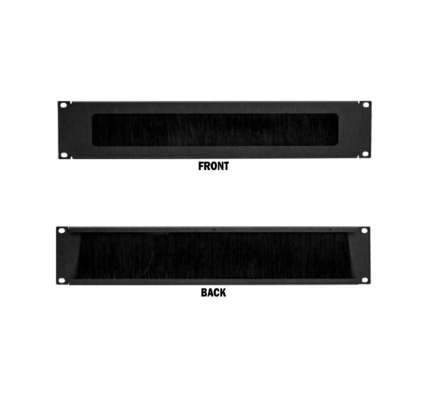 047-WBP-2000 front and back view of network brush panel