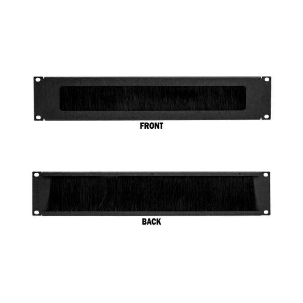 047-WBP-2000 front and back view of network brush panel