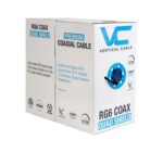 107-2309/BK pull box of RG6 coaxial cable