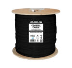 107-2321/BK spool of coaxial cable