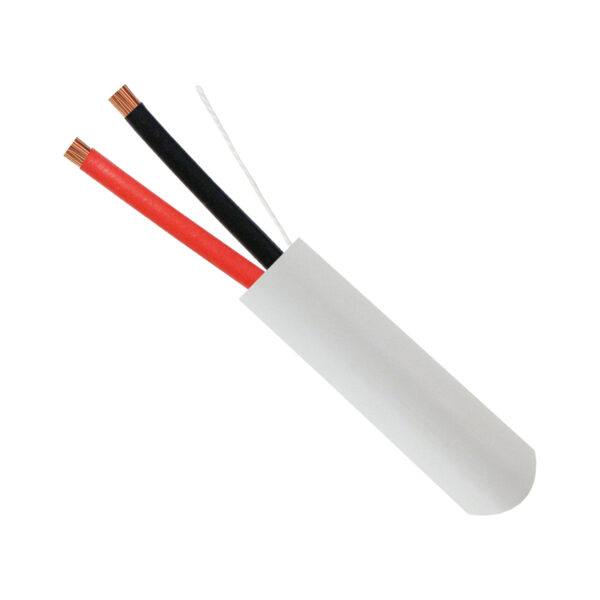 210-222ST/WH close up of RG6 coaxial cable with the top exposed