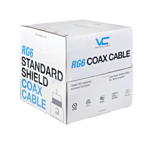 107-1234BK6S1RB back view of RG6 coax cable reel-in-box