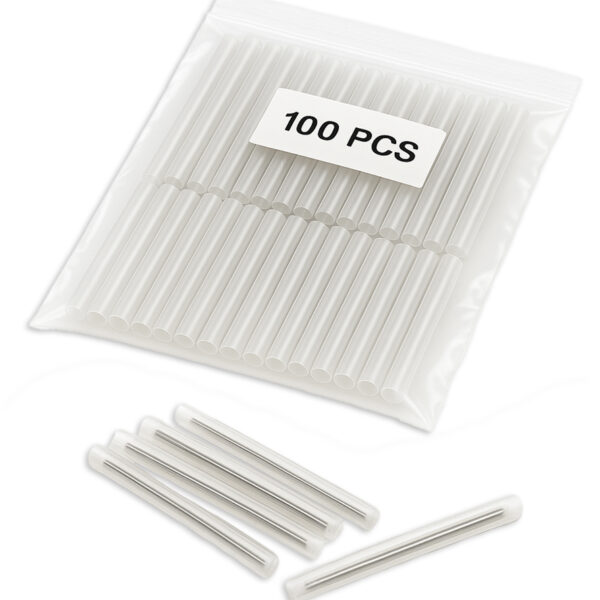 Optical fiber splice protection sleeves