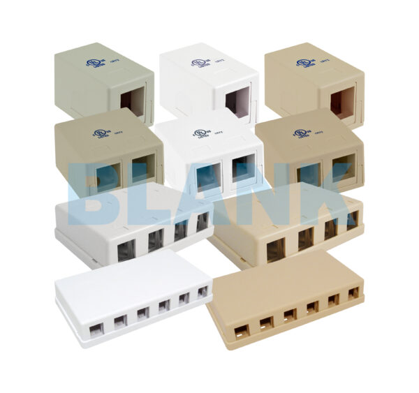 Surface Mount Boxes - 039-Blank Series displayed.