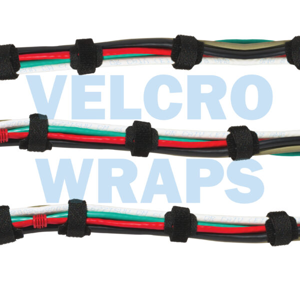 "Velcro Wraps - 045-V12 Series for organization."