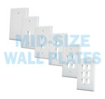 "Mid-size Wall Plates - 304-M27 Series design"