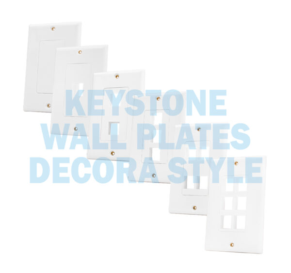308 Series Decora Style Wall Plate - variations