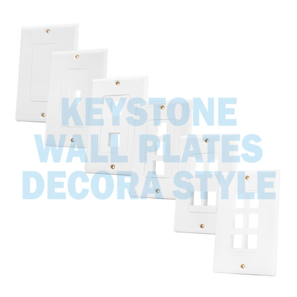 308 Series Decora Style Wall Plate - variations
