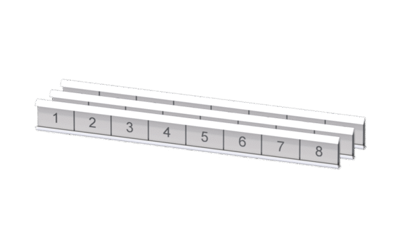 266 LBL03 HLDR 266-LBL03-HLDR [Third Label Holders for Zero-U Administration Panels]