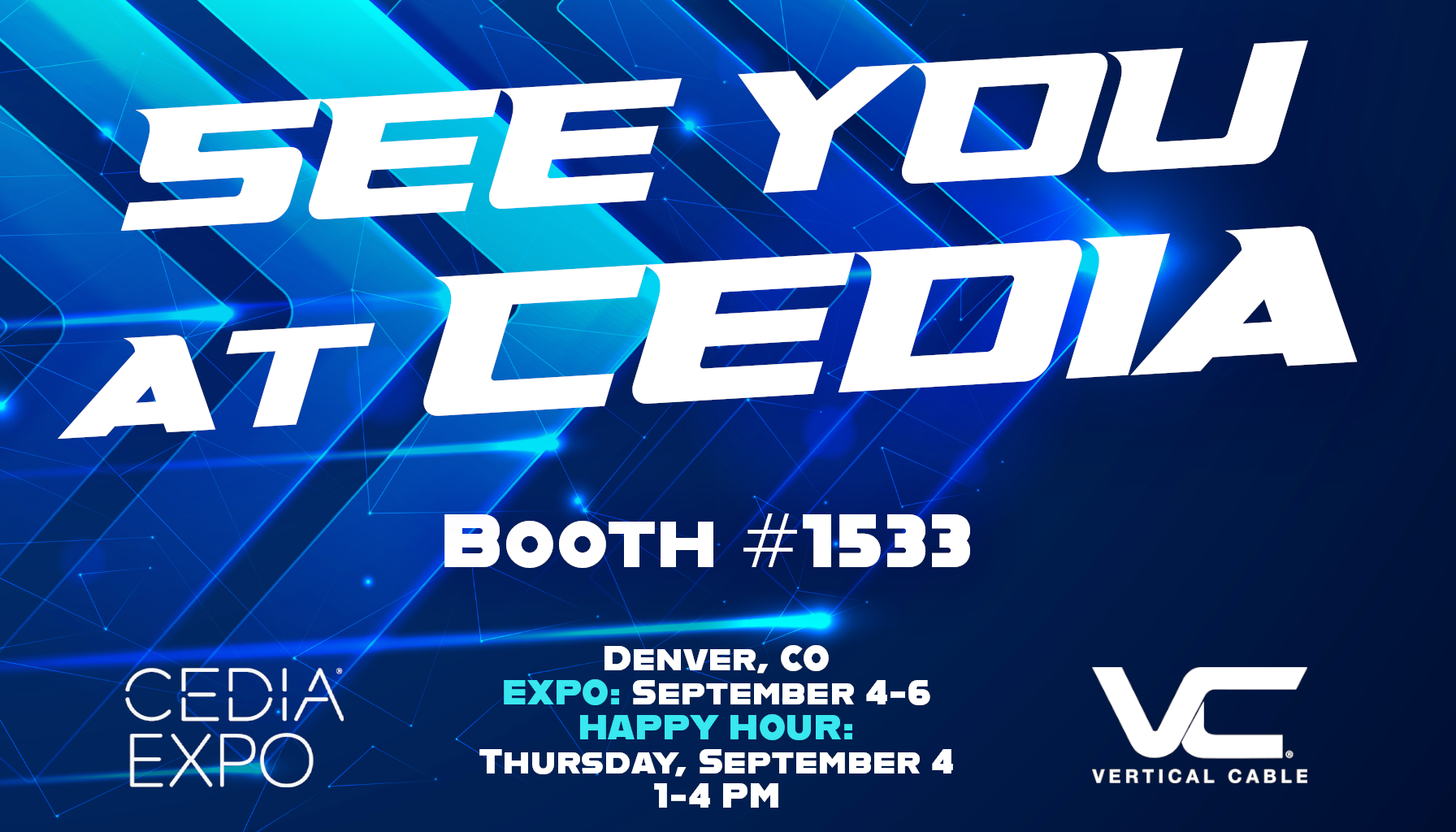 cedia Vertical Cable at CEDIA Expo/CIX 2025: Innovation, Networking, and Next-Level Solutions