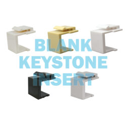 037-B Series | Blank Keystone Insert