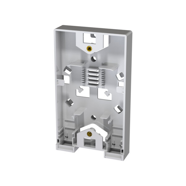 268-SMB12-2BW00 | Optical Fiber Surface-Mount Box | 2-Position | Blank | Front-Off
