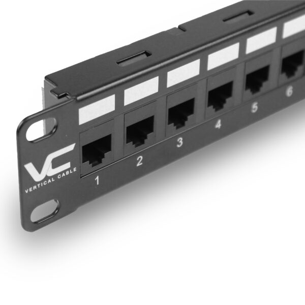 042-381/U6A/24 | 24 Port CAT6A Patch Panel | Front