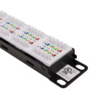 042-381/U6A/24 | 24 Port CAT6A Patch Panel | Side