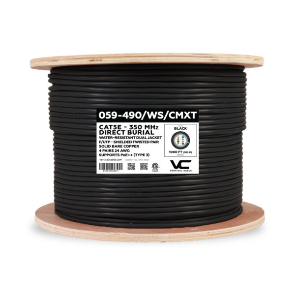 059-490/WS/CMXT | CAT5E Direct Burial Cable | Spool