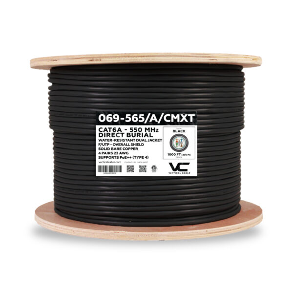 069-565/A/CMXT | CAT6A CMXT Shielded Cable | Spool