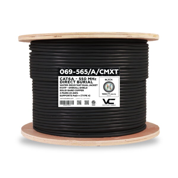 069-565/A/CMXT | CAT6A CMXT Shielded Cable | Spool