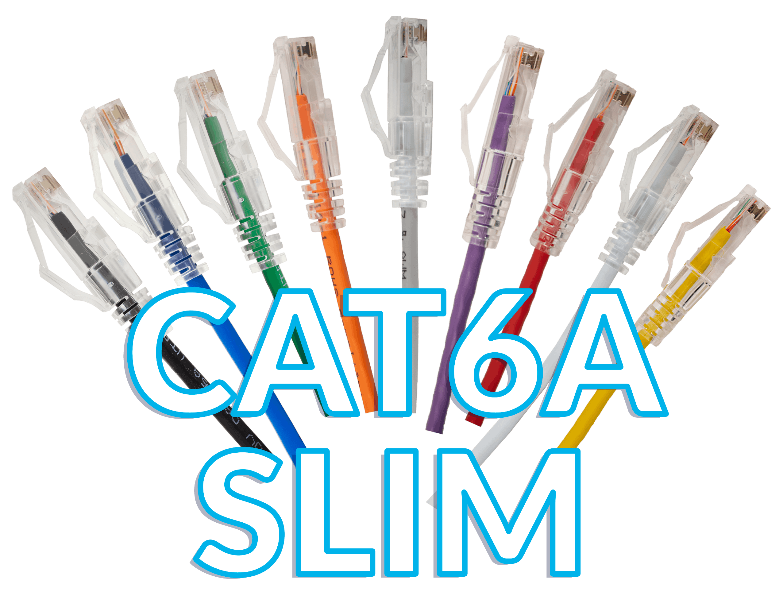 cat6a slim patch cable
