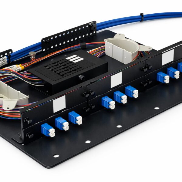 267-RES01-1F2 | Optical Fiber Rack-Mount Enclosure | Standard Series | Opened Front