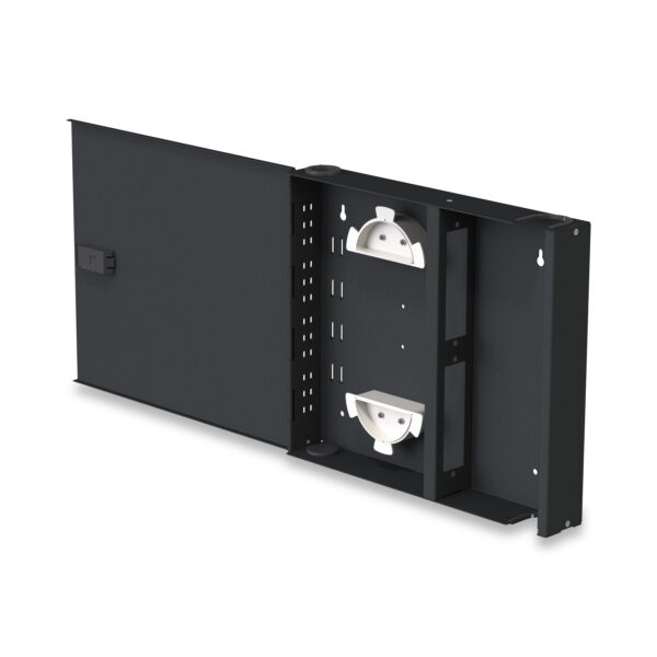 268-STD01-1B1 | Optical Fiber Wall-Mount Enclosure | Two-Position | Standard Series | Opened-Empty