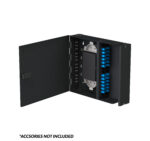268-STD01-1D1 | Optical Fiber Wall-Mount Enclosure | Four-Position | Standard Series | Open - Loaded