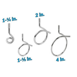 BRIDLE RINGS, MACHINE SCREW THREAD