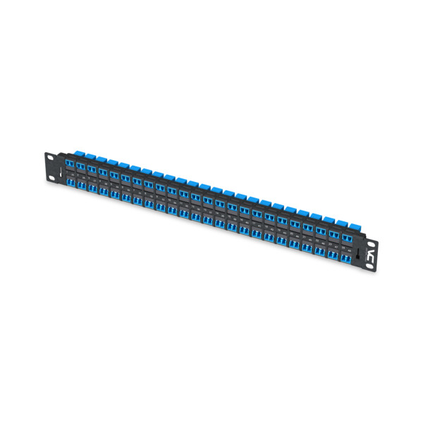 266-PKM02-D8000 | Blank Patch Panel | 1 RMU | Loaded