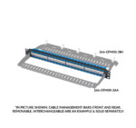 266-PKM02-D8000 | Blank Patch Panel | 1 RMU | Loaded - Example