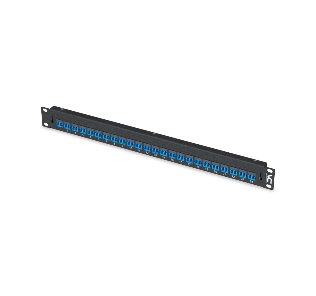 266-PKM02-24000 | Blank Patch Panel | 1 RMU | Loaded