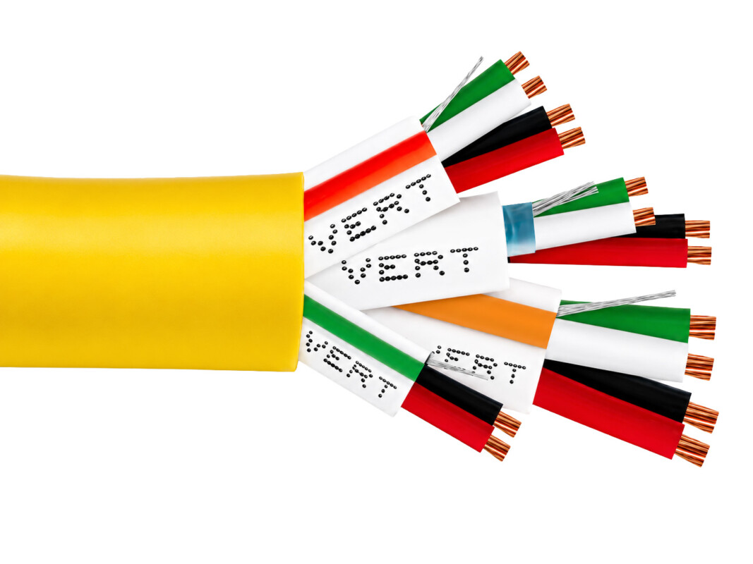 OSDP cable correct stripes