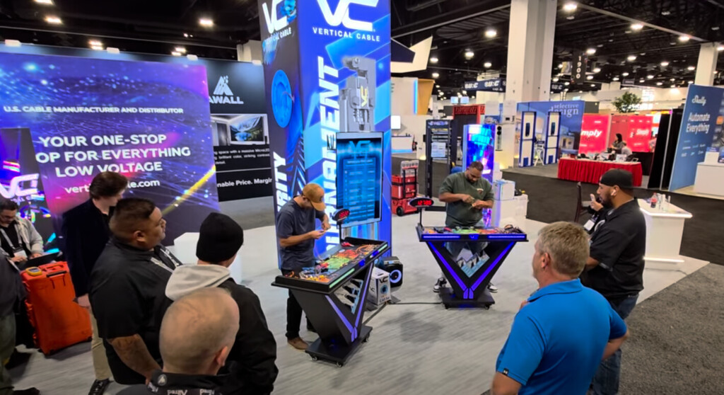 Vertical Cable CEDIA 2025 Booth